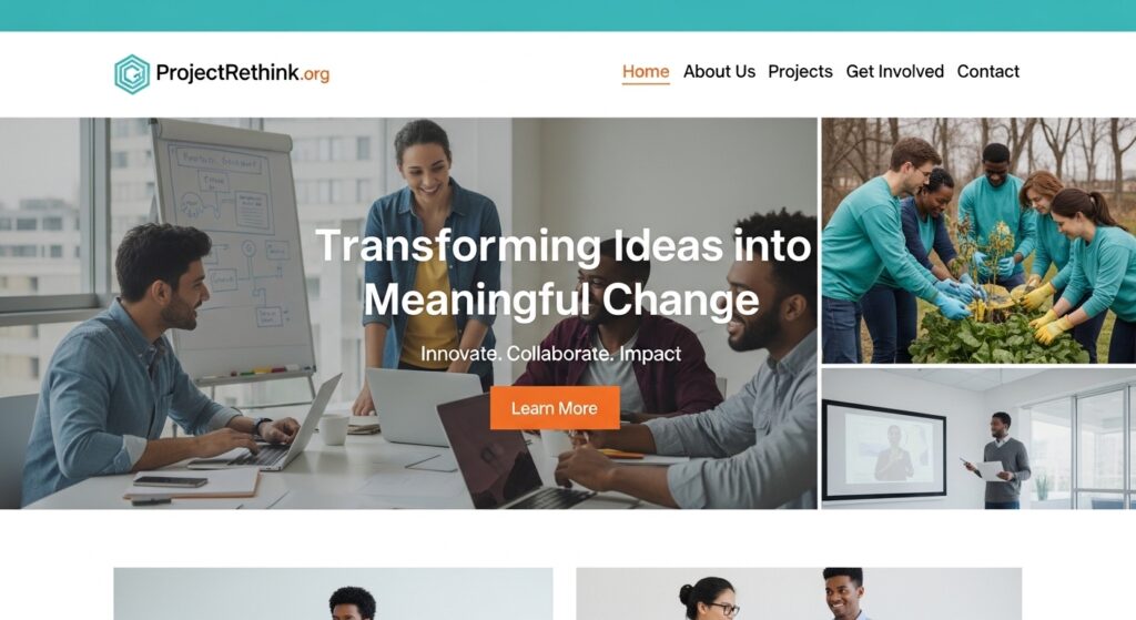 ProjectRethink.org: Transforming Ideas into Meaningful Change